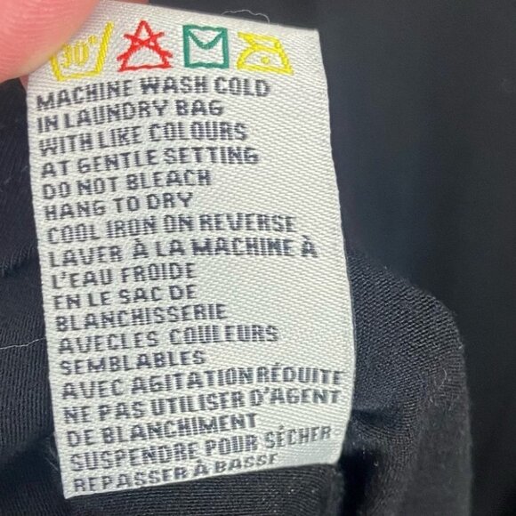 NWT Black Tie Front Dress Size Large Spence + Shaw New Tags Midi Length‎ Minimal - Picture 7 of 9